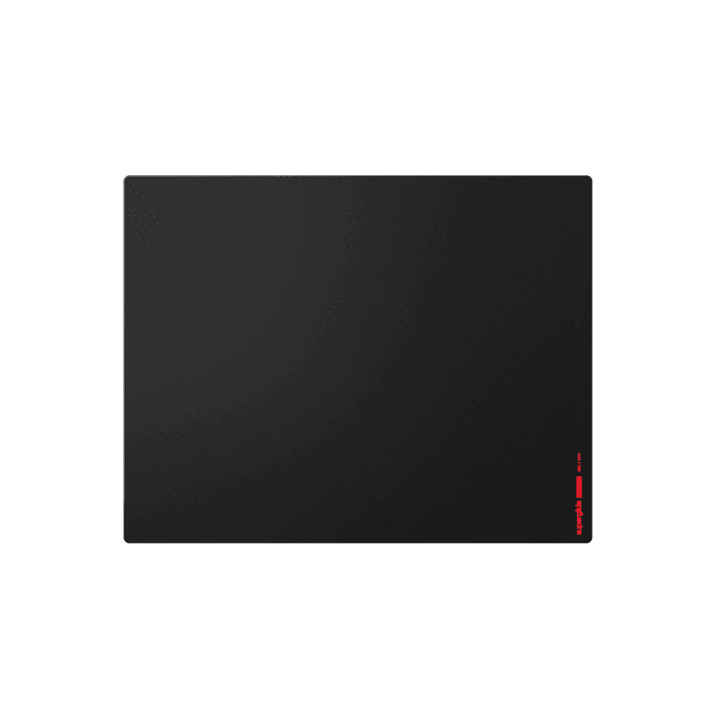 Black Pulsar Superglide glass mousepad