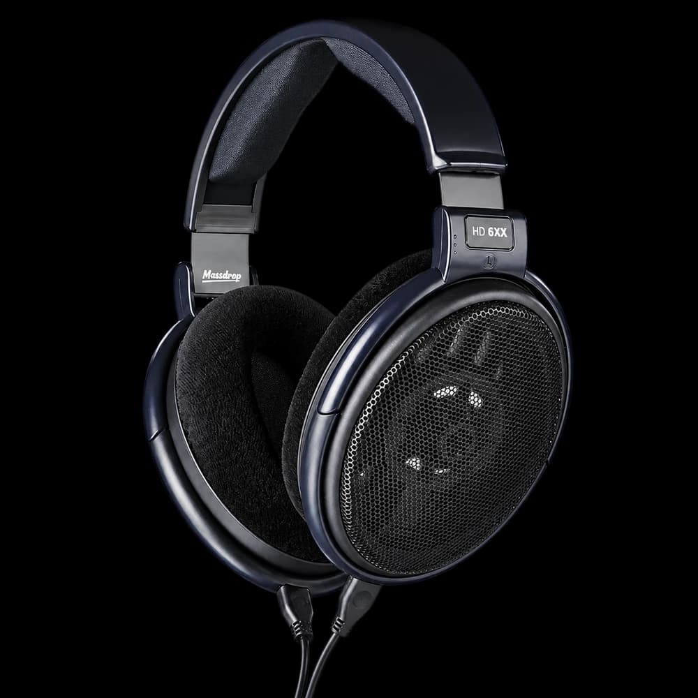 Sennheiser HD 6XX over-ear headphones in midnight blue